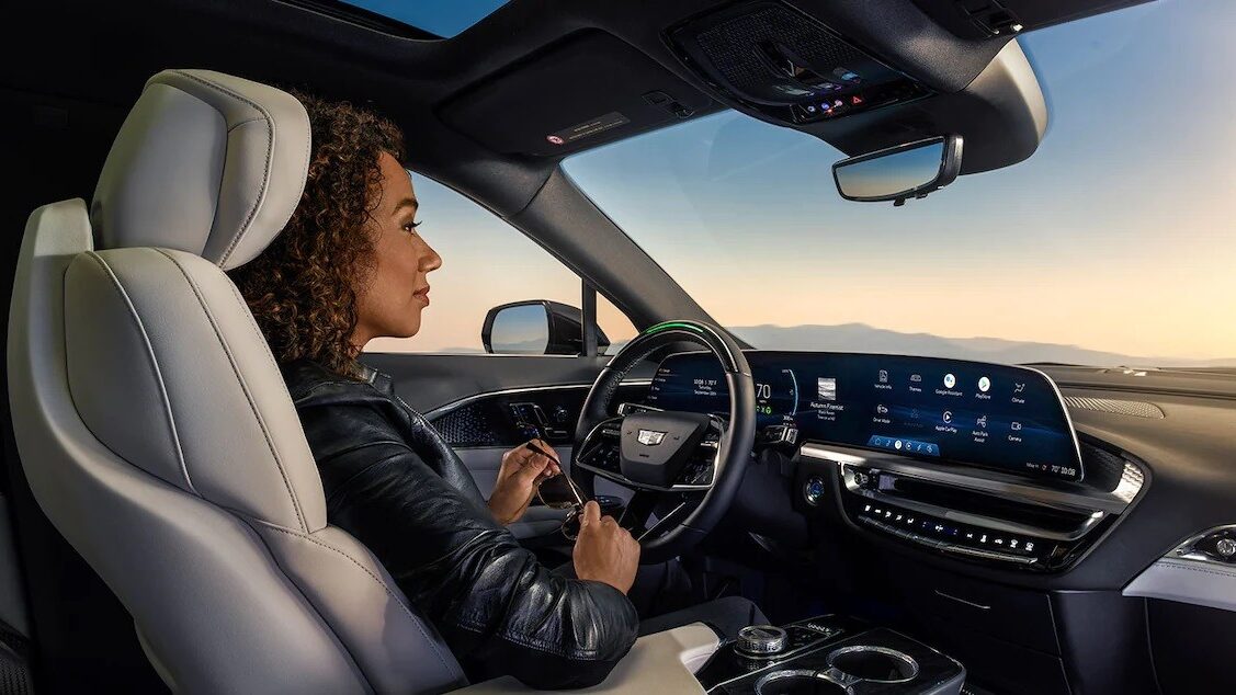 Luxurious Interior Of the Cadillac Lyriq