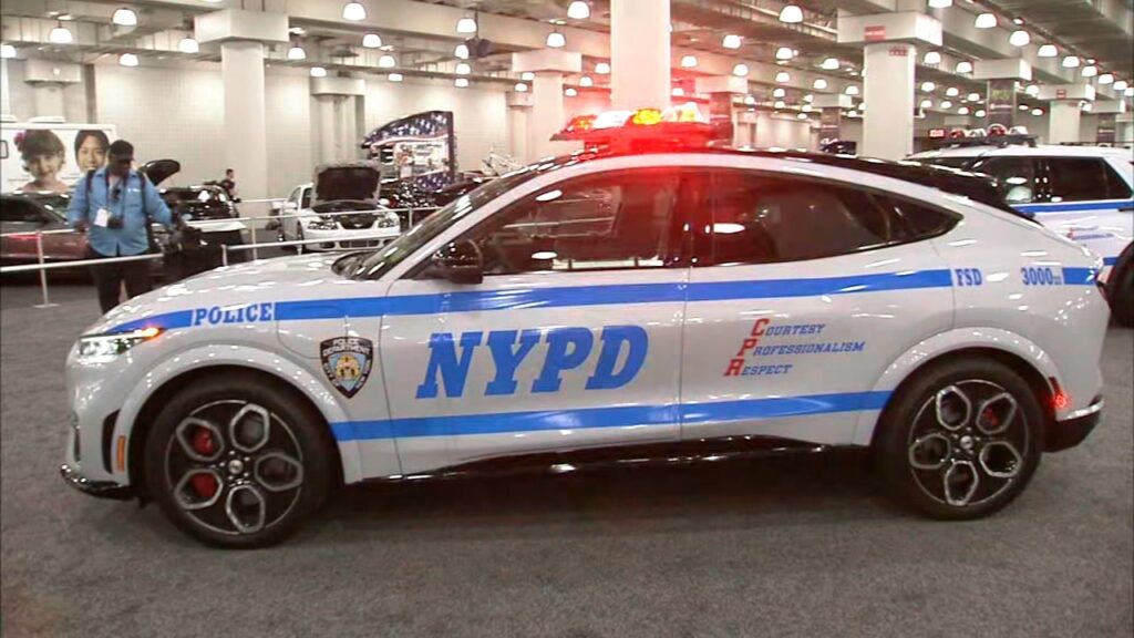 Ford Mach-E as a police car