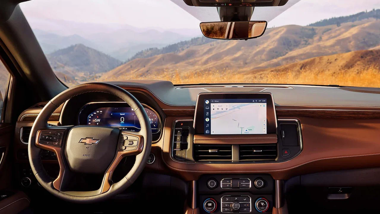 The 2022 Tahoe infotainment system