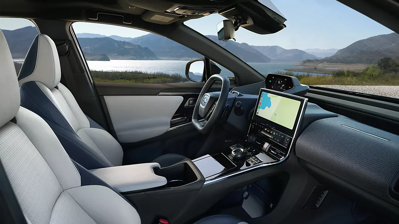 Interior of the 2024 Subaru Solterra