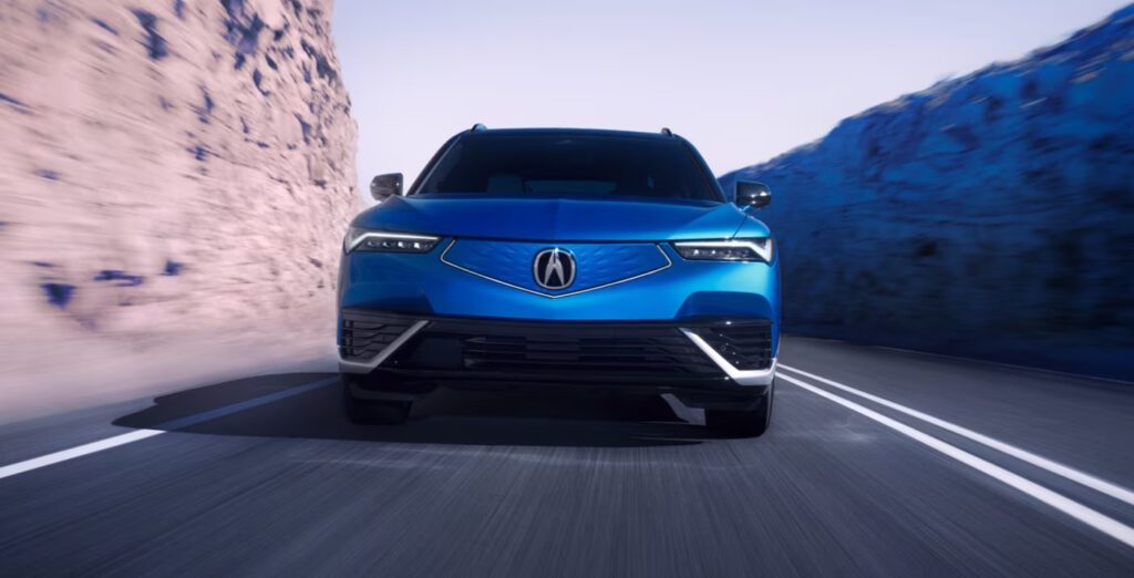 Front of 2024 Acura ZDX