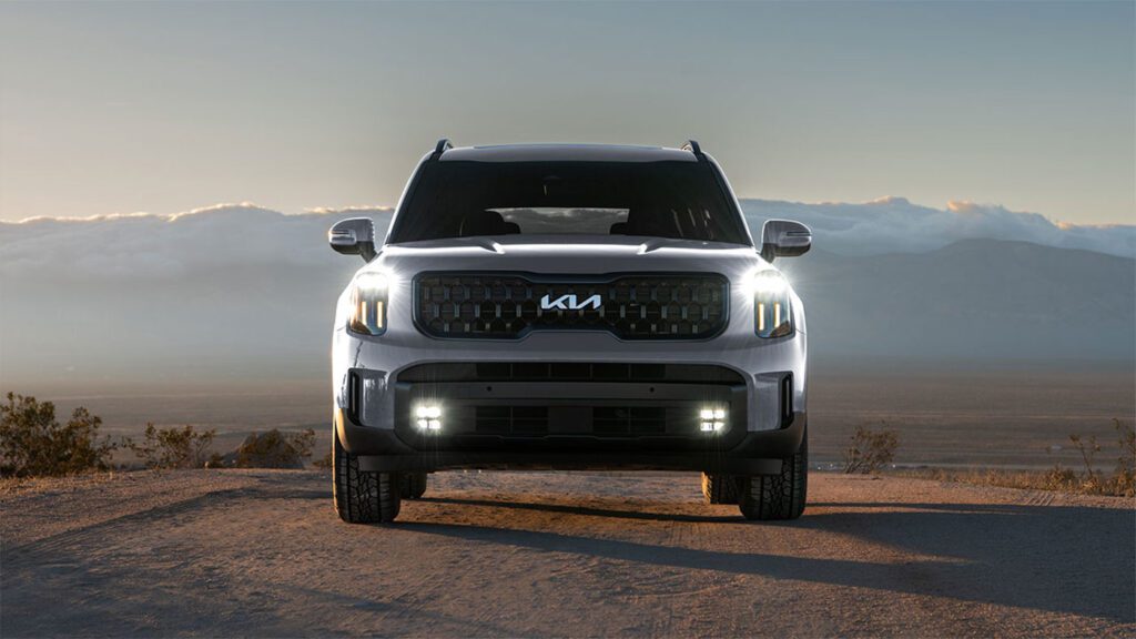 Face of the 2024 Kia Telluride