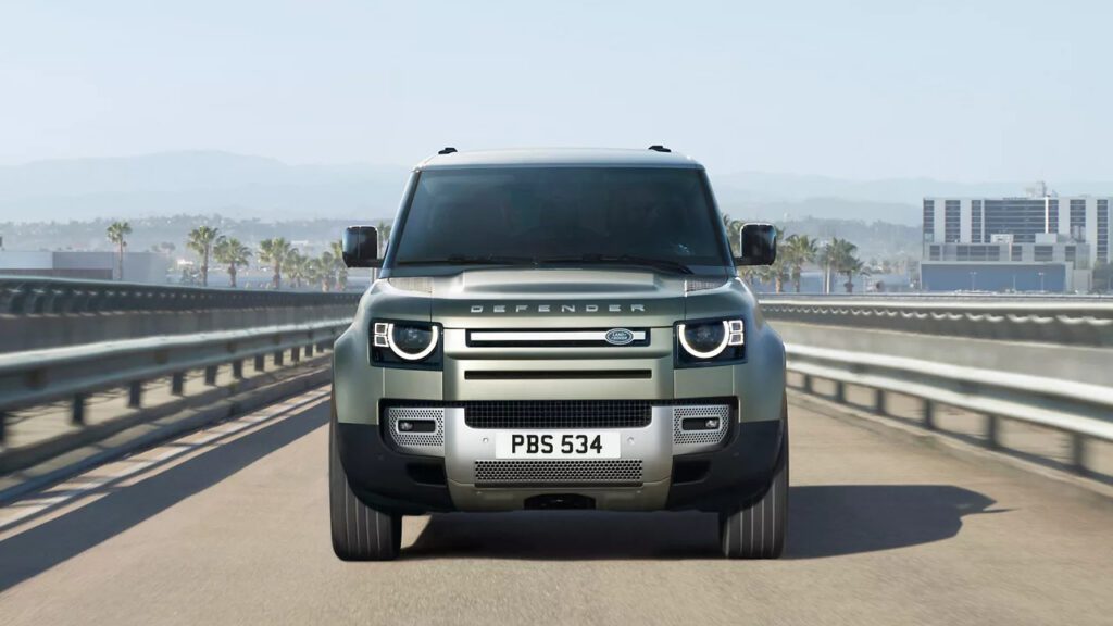 Front of the 2025 Land Rover Defender