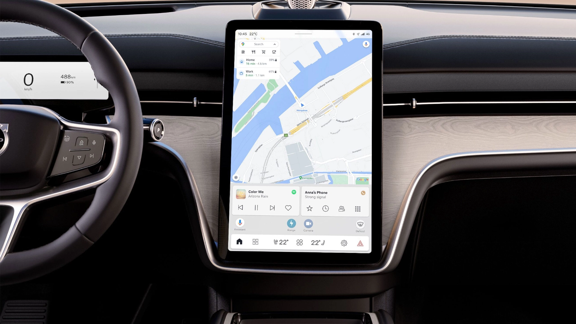 The 2025 Volvo EX90 Infotainment Screen