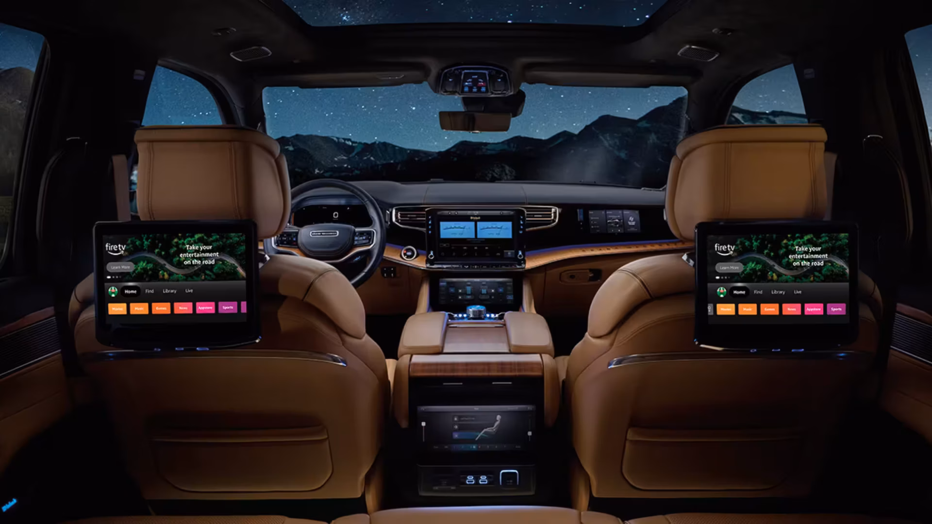 Interior of the 2025 Jeep Grand Wagoneer