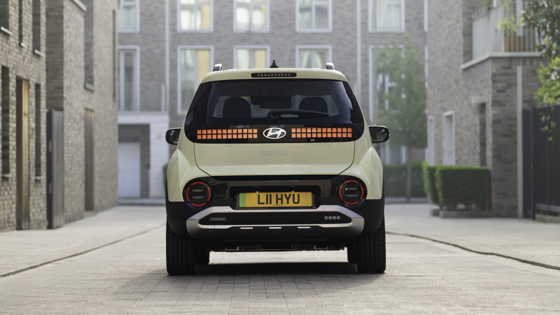 Rear of 2025 Hyundai Inster