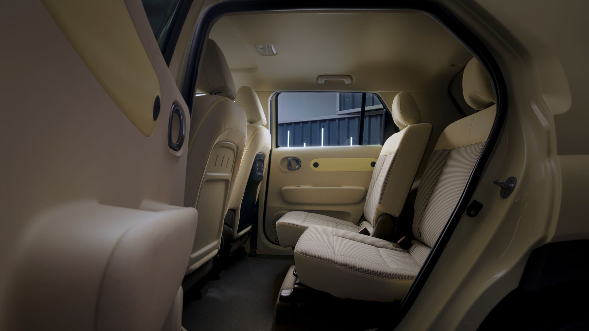 2025 Hyundai Inster rear seats
