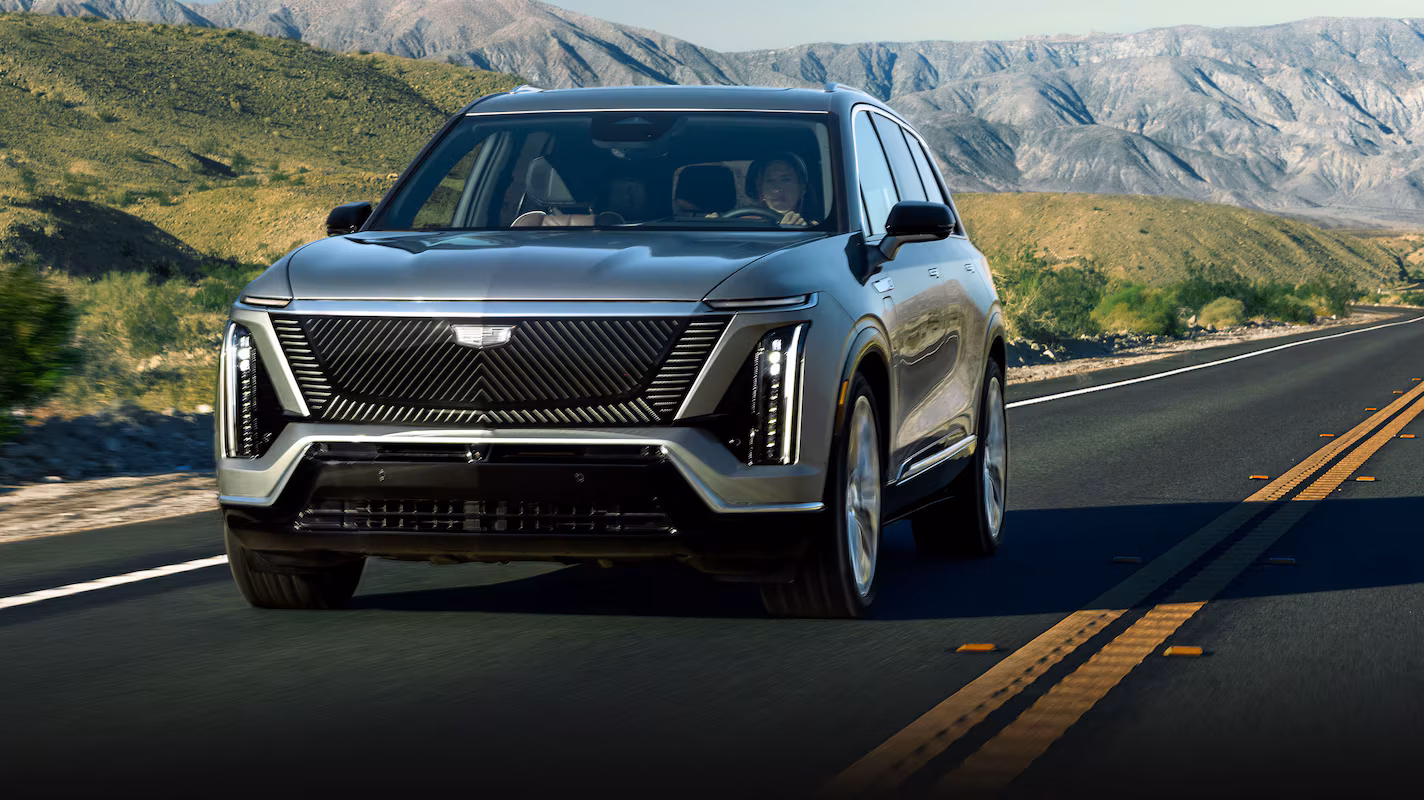 2026 Cadillac Vistiq on the move