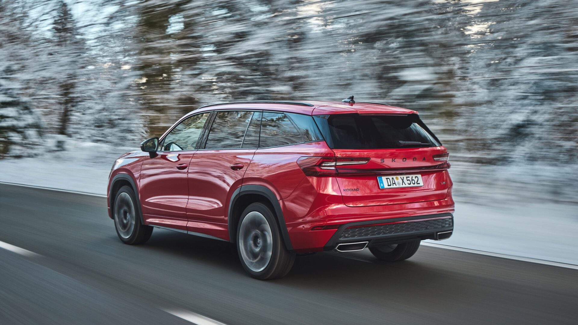 Skoda Kodiaq on the move