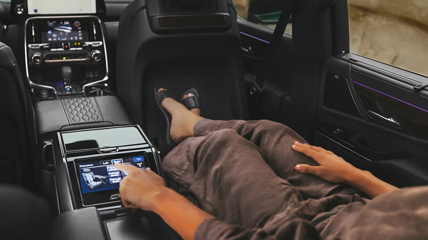 The Lexus LX 700h interior is comfortable