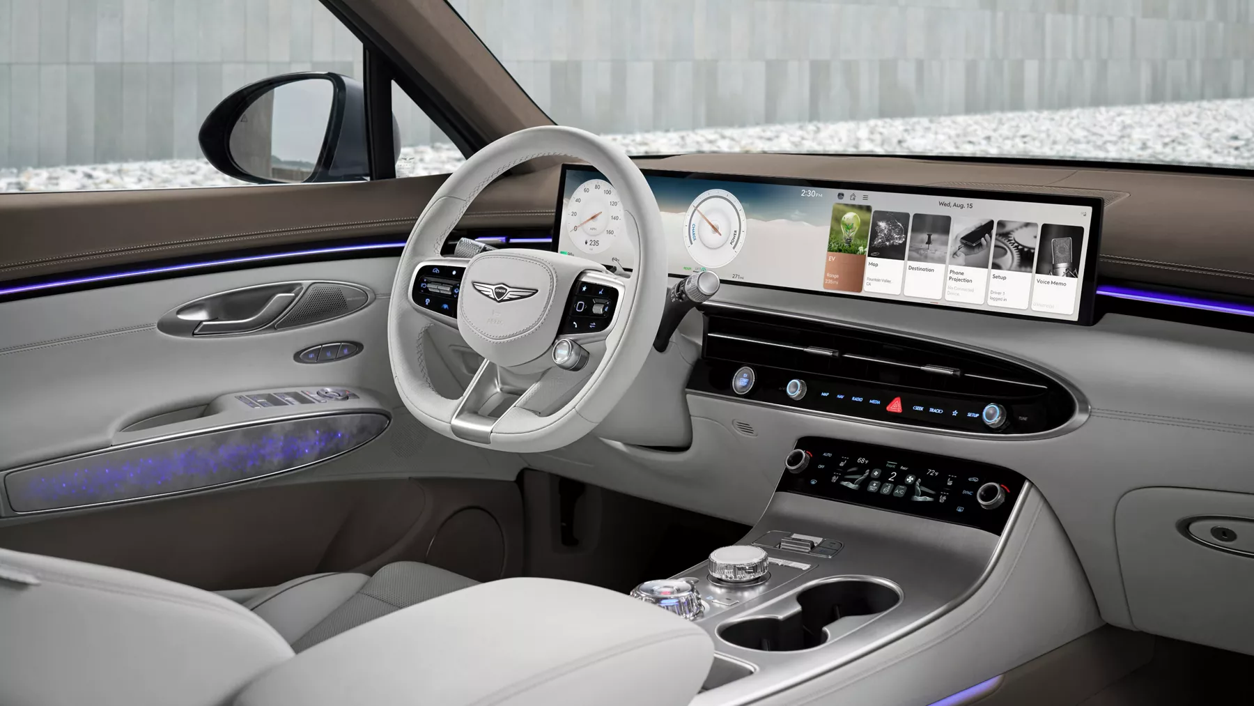 Tech in the 2026 Genesis Electrified GV70