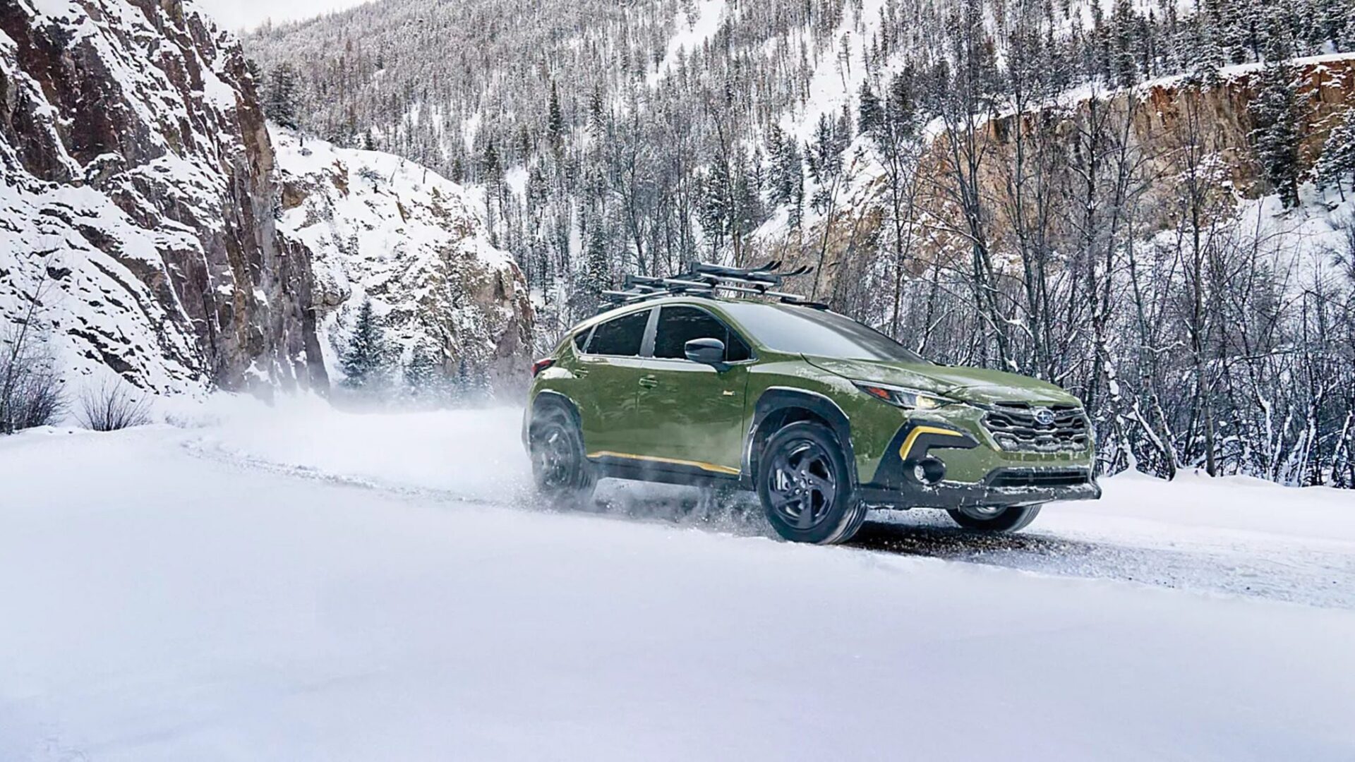 2026 Subaru Crosstrek on Snowy Surface