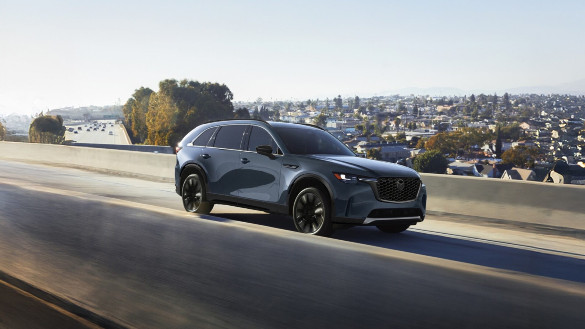 2026 Mazda CX-90 on highway