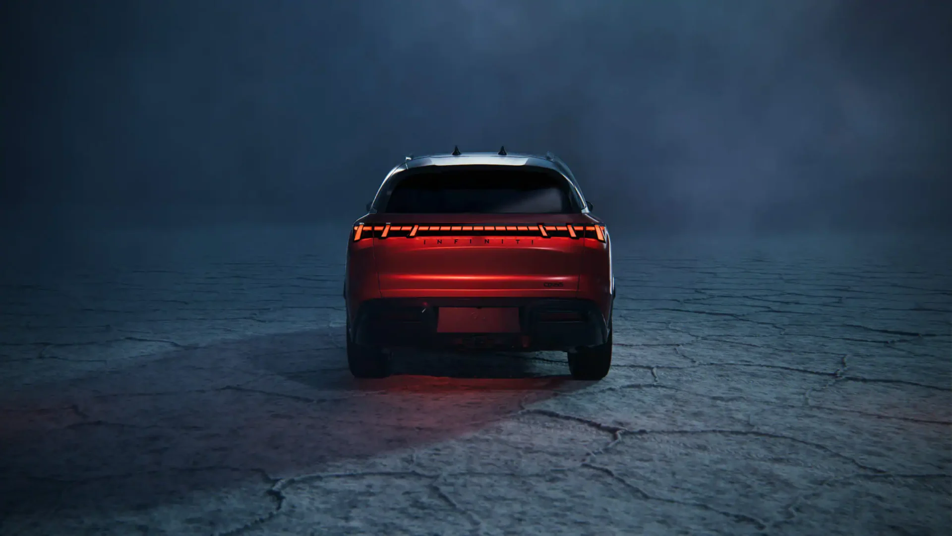 Rear View of Infiniti QX 65