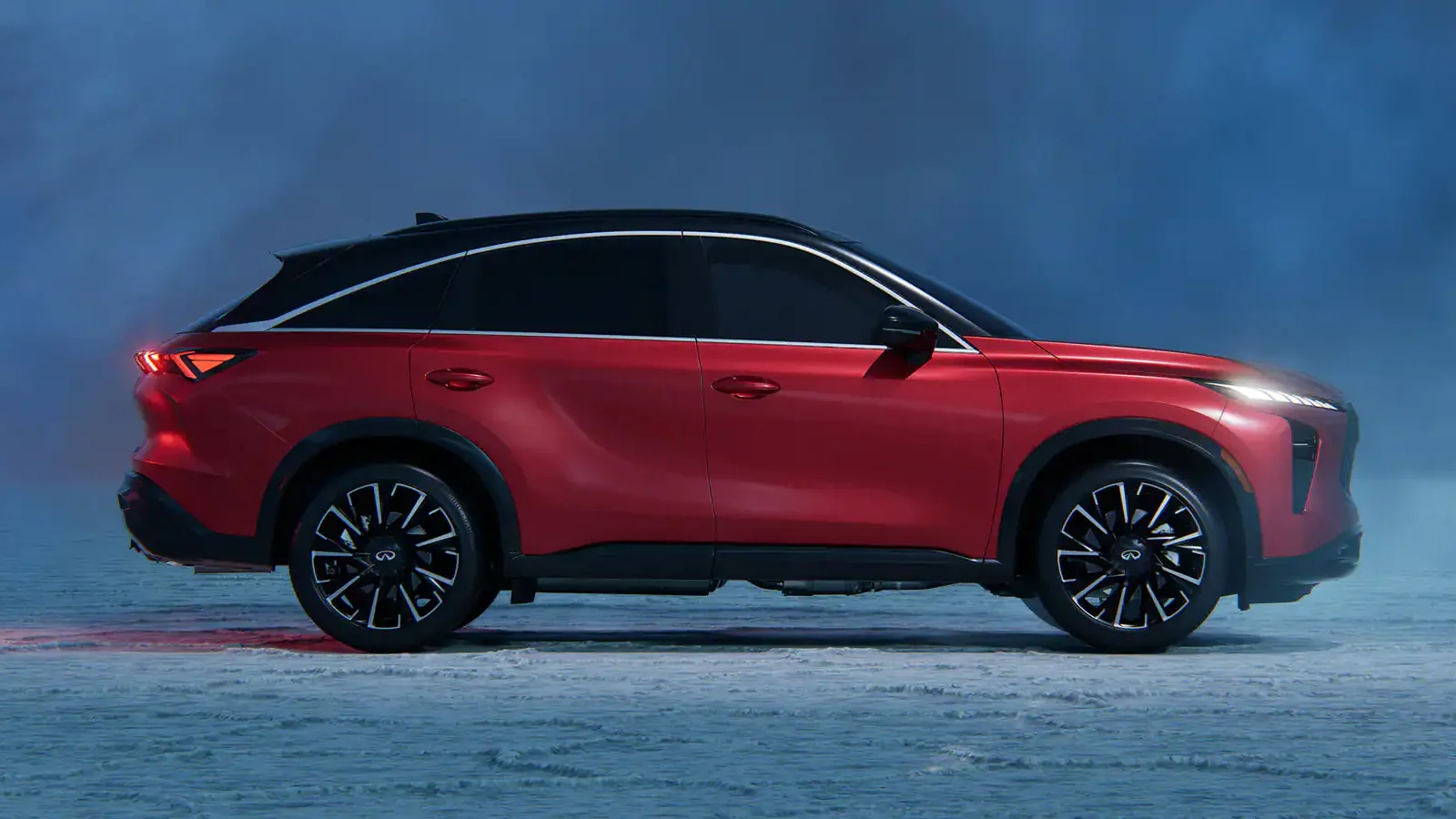 Side View of Infiniti QX65