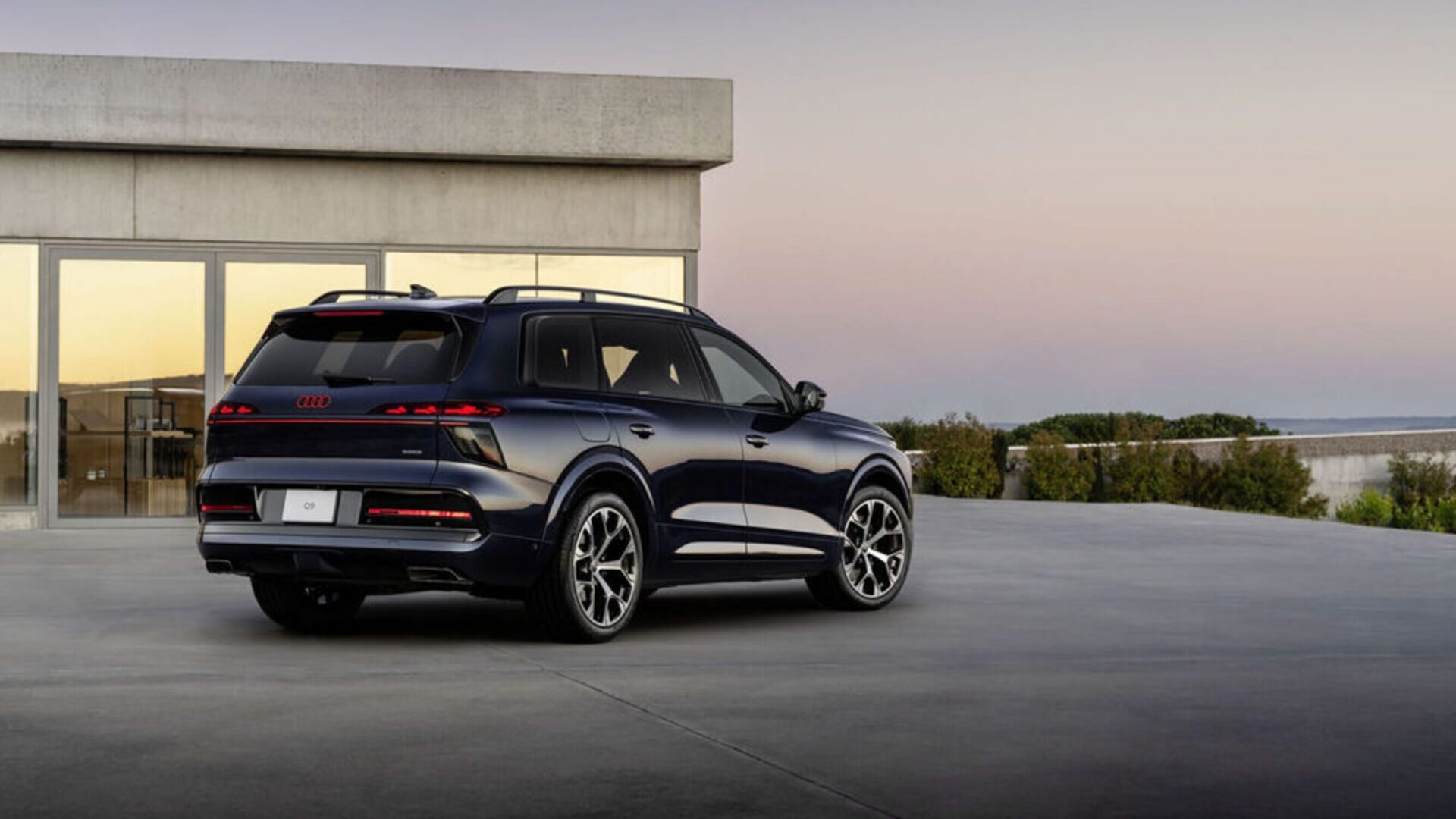 Audi Q9 on highway