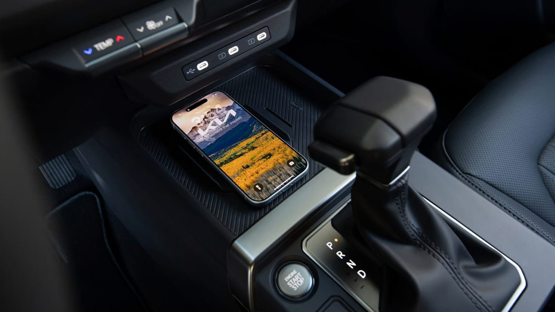 Kia Seltos with Wireless Charging Pad