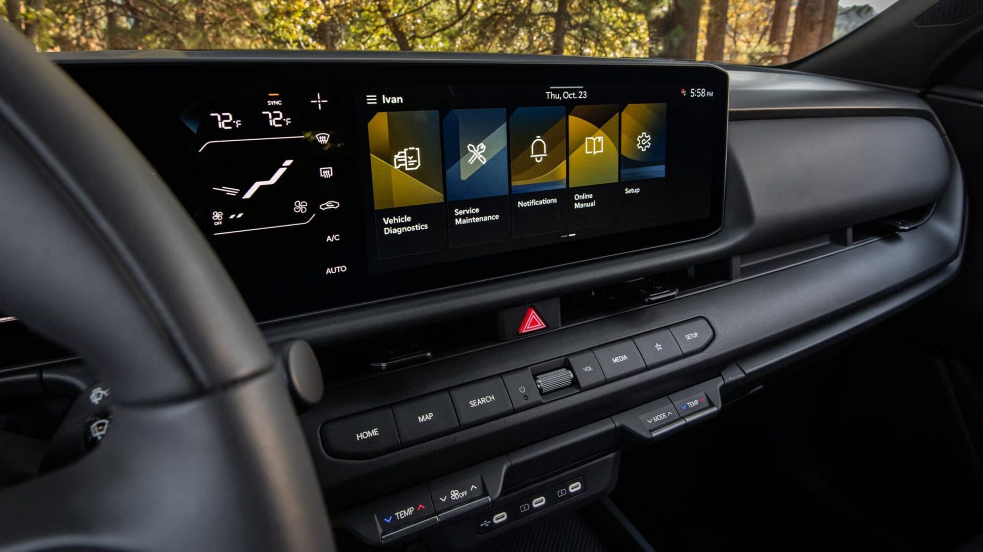 Kia Seltos Touchscreen Display
