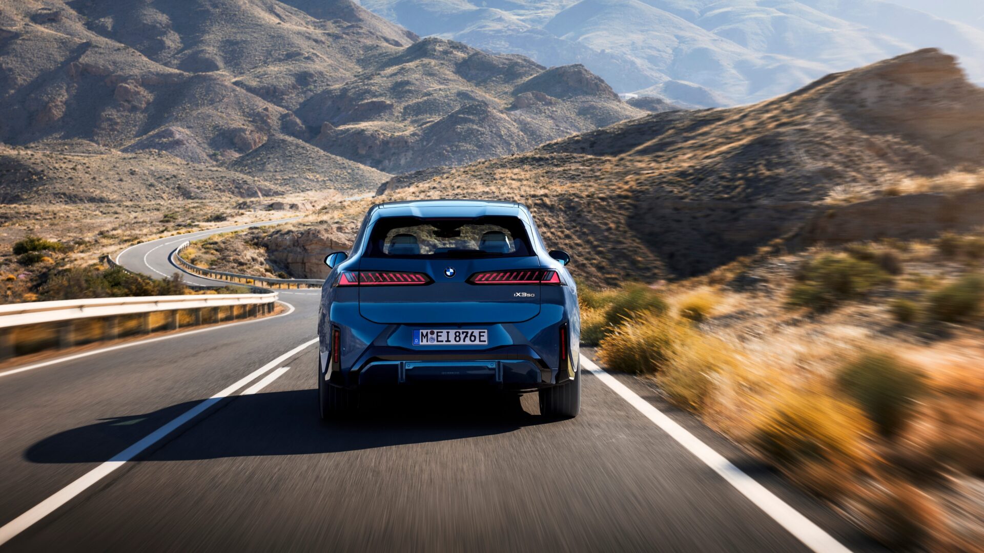 BMW iX3 on the move