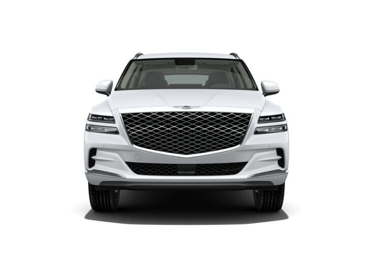 The Crest Grille Of The Genesis GV80