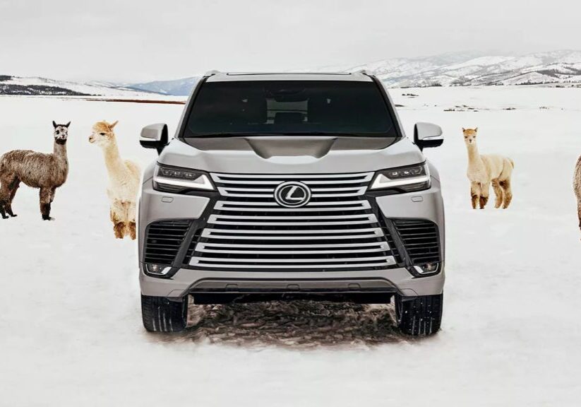 Face of the 2026 Lexus LX 700h