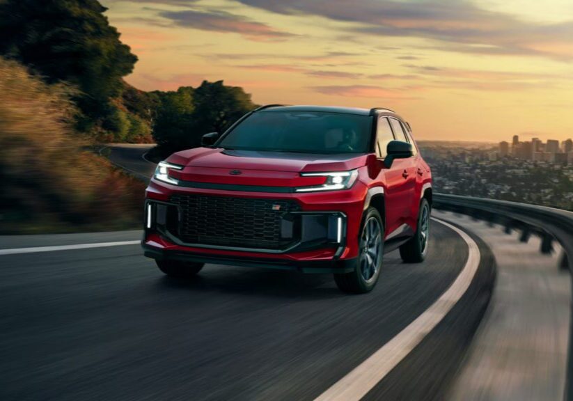 Red 2026 Toyota RAV4 PHEV